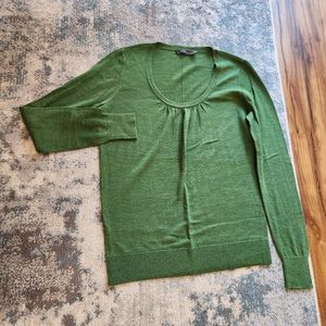 The Limited, green sweater, L